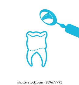 dental care design over white background, vector illustration