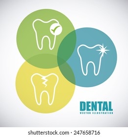 dental care design, vector illustration eps10 graphic