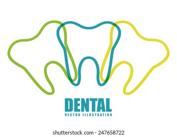 dental care design, vector illustration eps10 graphic
