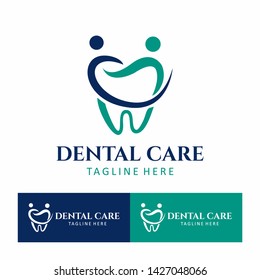 Dental Care Family Logo Design 