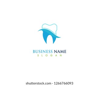 Dental care health logo design template