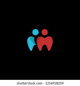 Dental Care Human Group Creative Abstract Business Logo