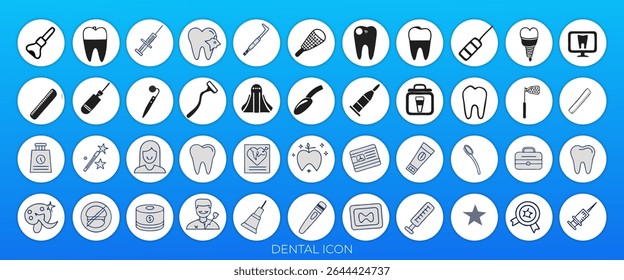 Dental Care Icon Collection: Perfect for Oral Hygiene, Dentist Tools, Preventive Measures, Whitening Solutions, teeth, dental fillings. Solid vector icons
