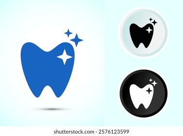 Dental care icon design illustration. Teeth care icon for dentist, dental clinic