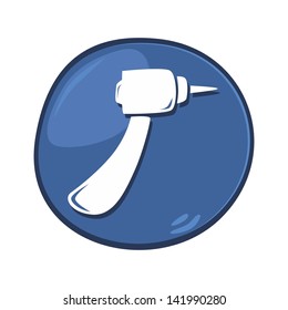 dental care icon drill