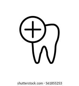 dental care icon illustration isolated vector sign symbol