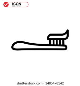dental care icon isolated sign symbol vector illustration - high quality black style vector icons
