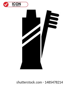 dental care icon isolated sign symbol vector illustration - high quality black style vector icons
