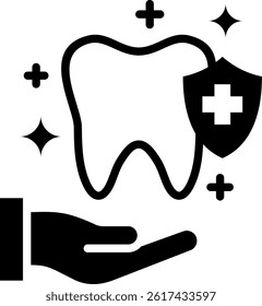 Dental Care Icon Mixed Vector Illustration