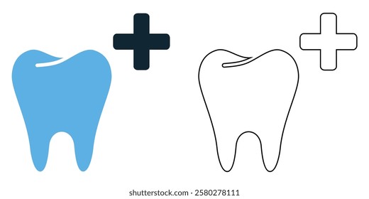 dental care icon, oral health, hygiene, and medical treatment, dentists, clinics, hospitals, and healthcare services pictogram symbol ui and ux design, glyphs and stroke line