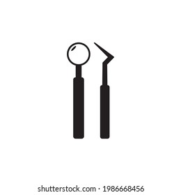 dental care icon vector,dental tools icon