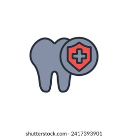 dental care icon. vector.Editable stroke.linear style sign for use web design,logo.Symbol illustration.