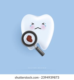 Dental care illustration set. dentists treat  teeth decay to avoid pain when chewing. teeth decay treatment concept. remove plaque, treat teeth decay. medical apps, websites and hospital. vector.