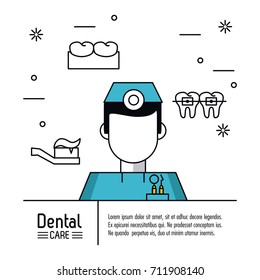 Dental care infographic