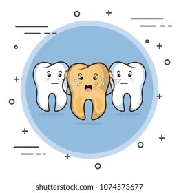 dental care kawaii comi character