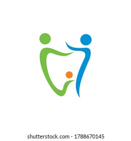 dental care logo , clinic dental logo