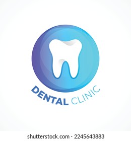 Plantilla de diseño del logotipo de cuidado dental