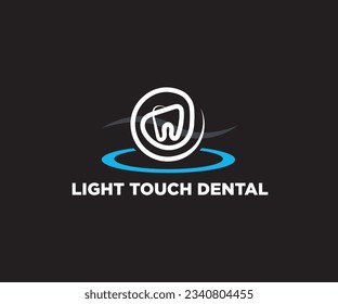 Dental care logo design template