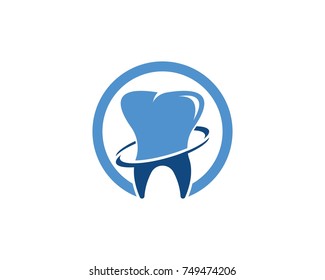 Dental care logo design template