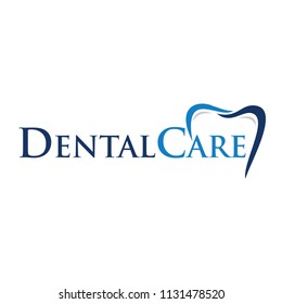 Dental Care Logo Design Vector