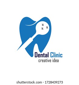 Dental Care Logo Design Vector illustration 
