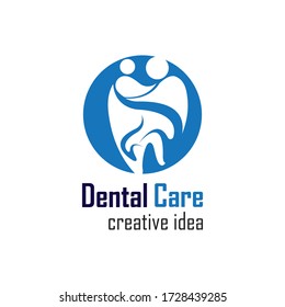 Design von Dental Care-Logos Vektor-Darstellung 
