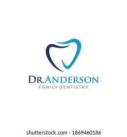 Logo de Dental Care. Vector de diseño de logotipo dental
