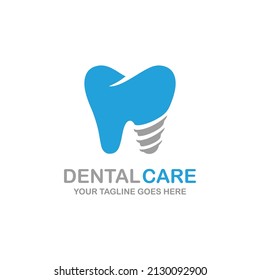 Dental care logo design vector illustration. Dental logo. Orthodontic logo