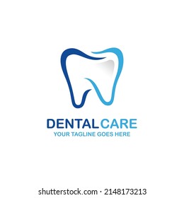 Dental care logo design vector illustration. Dental logo. Orthodontic logo
