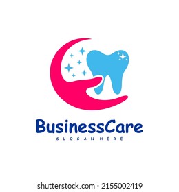 Dental Care logo design vector. Icon Symbol. Template Illustration