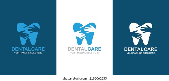 Dental care logo design vector illustration. Dental logo. Orthodontic logo