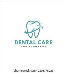 Dental Care Logo Design Vector Image