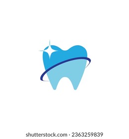 Ilustración vectorial del logotipo de cuidado dental. Logo dental. Logo ortodoncista