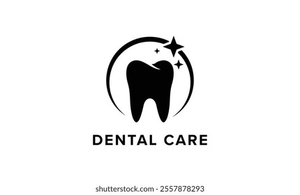 Dental Care Logo Icon for Healthy Business, with a Clean Concept Vector Illustration