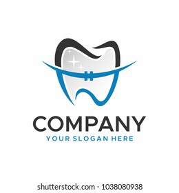dental care logo, icon, symbol design template