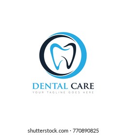 dental care logo, icon, symbol design template
