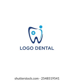logotipo de cuidados dentários e ilustração de vetor ícone