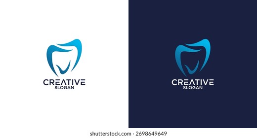 dental care logo and icon vector illustration
