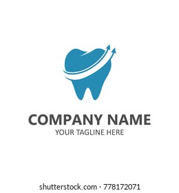 Dental care logo and icons vector creative concept design on background white