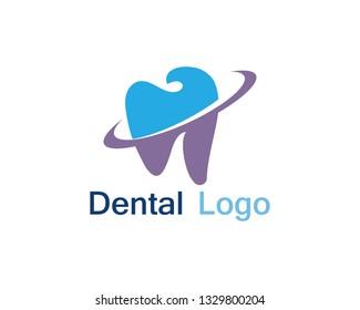 Dental care logo and symbol vector