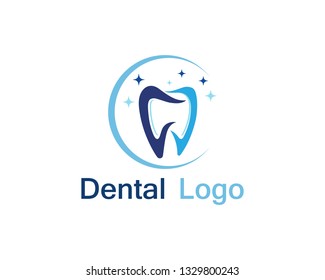 Dental care logo and symbol vector