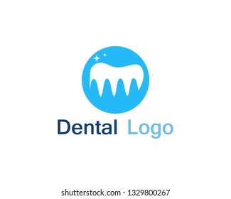 Dental care logo and symbol vector