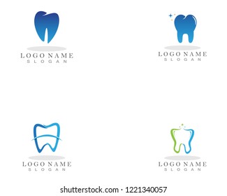 Dental care logo and symbols template icons app