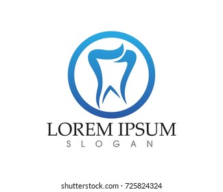 Dental care logo and symbols template icons app