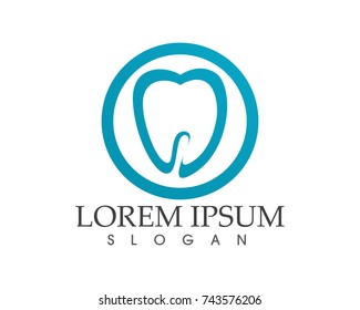 Dental care logo and symbols template 