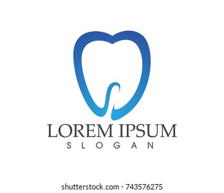 Dental care logo and symbols template 