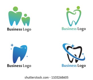 Dental Care Logo symbols vector template 