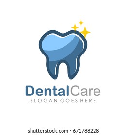 Dental Care Logo Template Design Vector