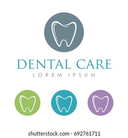 Dental Care Logo Template Illustration Design. Vector EPS 10.