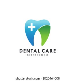 Dental care logo template. Modern logo template,